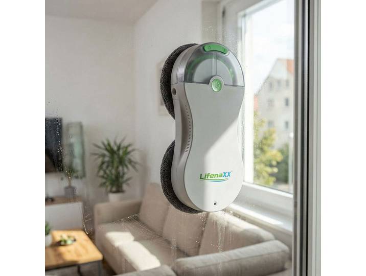 Fensterputzroboter mit Sprühfunktion & Fernbedienung, 2700 Pa, 3 Programme