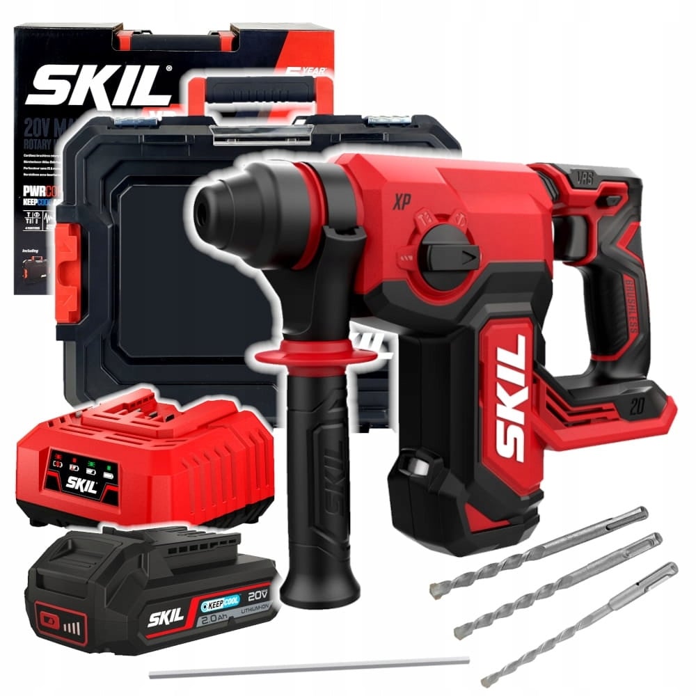 Skil 20V 3851 CA SDS-plus accu-boormachine met 2.2J slagenergie