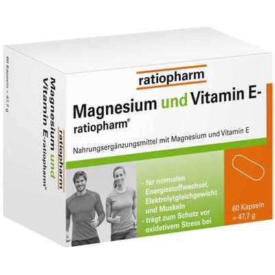 Magnesium UND Vitamin E-ratiopharm Kapseln 60 St