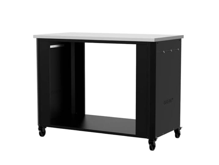 cozze® Outdoor Küchentisch 115, offen, mit Typ 430 Edelstahl-Arbeitsplatte 1190 x 600 x 900 mm, Maximale Belastung: 100 kg