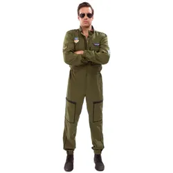 Overall Jetpilot für Herren, olivgrün