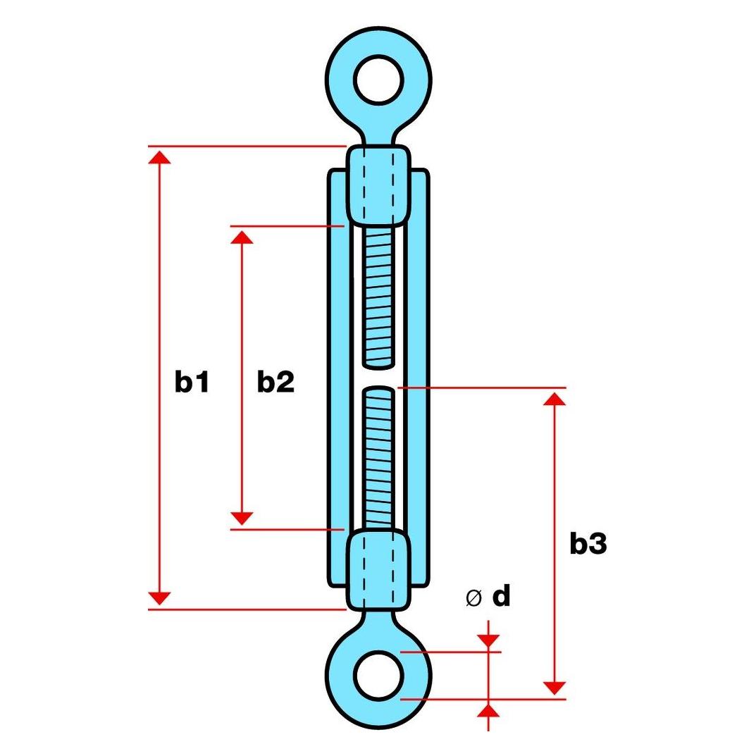 Jakob Spannschrauben, Gewinde 8 mm Stahl gesch (1 Schraube pro Stück) (30260-0240)