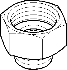 Dornbracht Schraubnippel G 1/2 IG x M 0424041661090 25 x 25 x 25