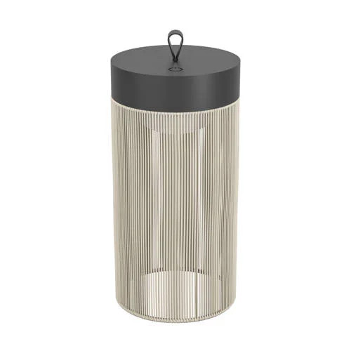 Eglo Garvardo Tafellamp met oplaadbare LED-verlichting - Beige/Zand