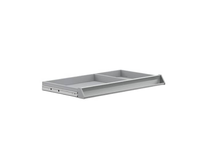 Moll Easy Schublade CP Kinderschreibtisch Erweiterung, Holz, Grau, 67,50cm × 34cm × 5,70cm