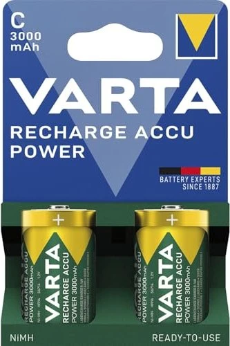 Varta Akku RECHARGE Power C HR14 3000mAh NEU 2St.