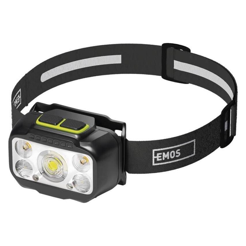 Emos LED aufladbare Stirnlampe P3546, 550 lm, Li-Pol 1000 mAh / 3× AAA (550 lm) (68138482)