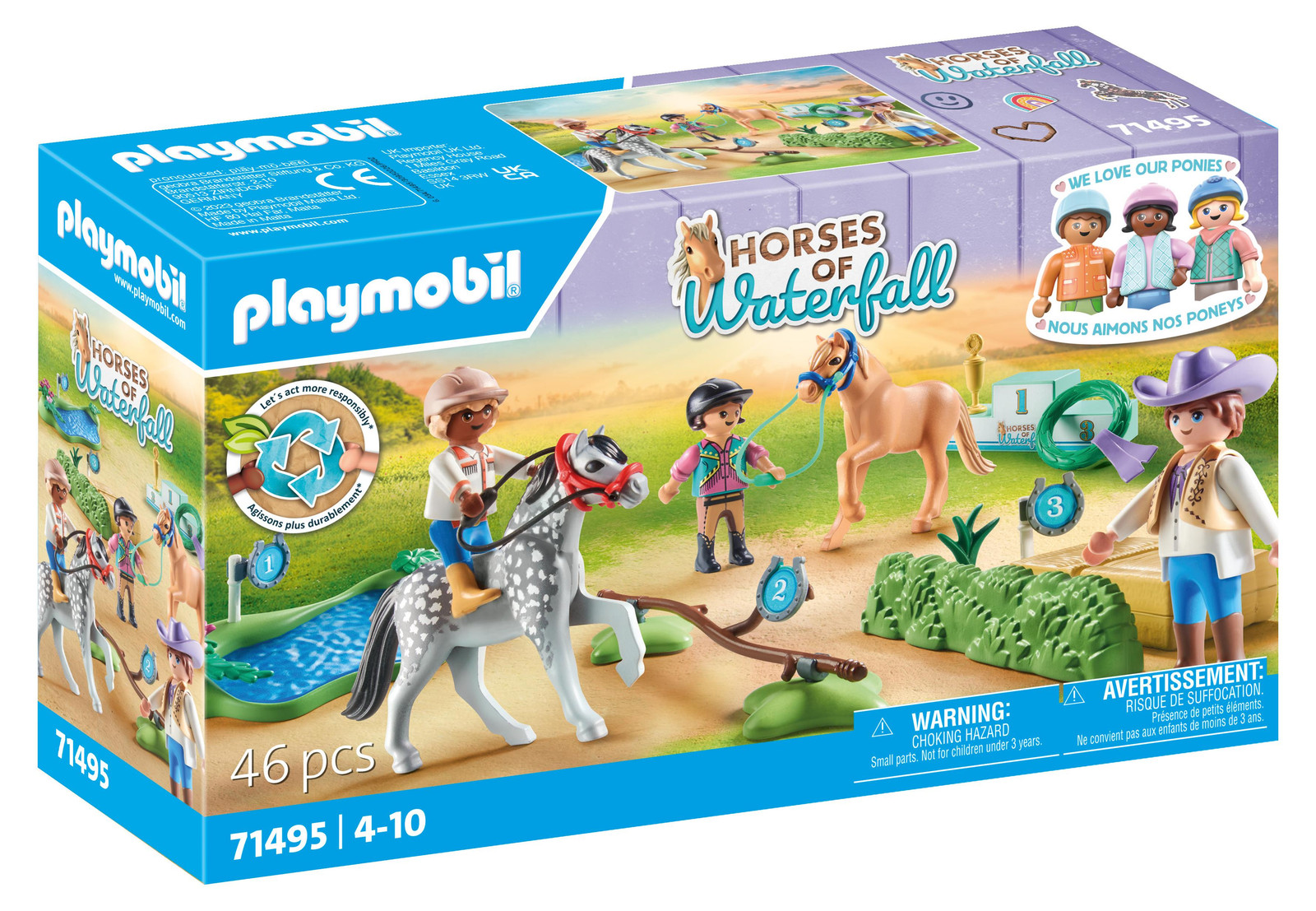 Playmobil 71495 Pony Riders and Show Jumping