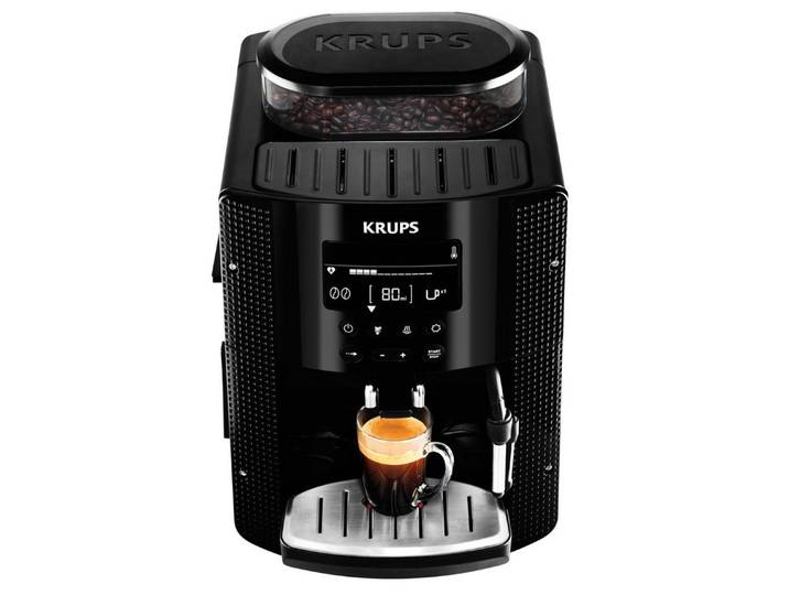 Krups Kaffeevollautomat EA815070 Kaffeevollautomat 15 Bar LC-Display Schwarz