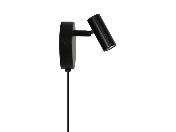 Nordlux Wandleuchte Omari, Schwarz, Metall, 12x10x12 cm, Lampen & Leuchten, Innenbeleuchtung, Spots & Strahler, Wandstrahler
