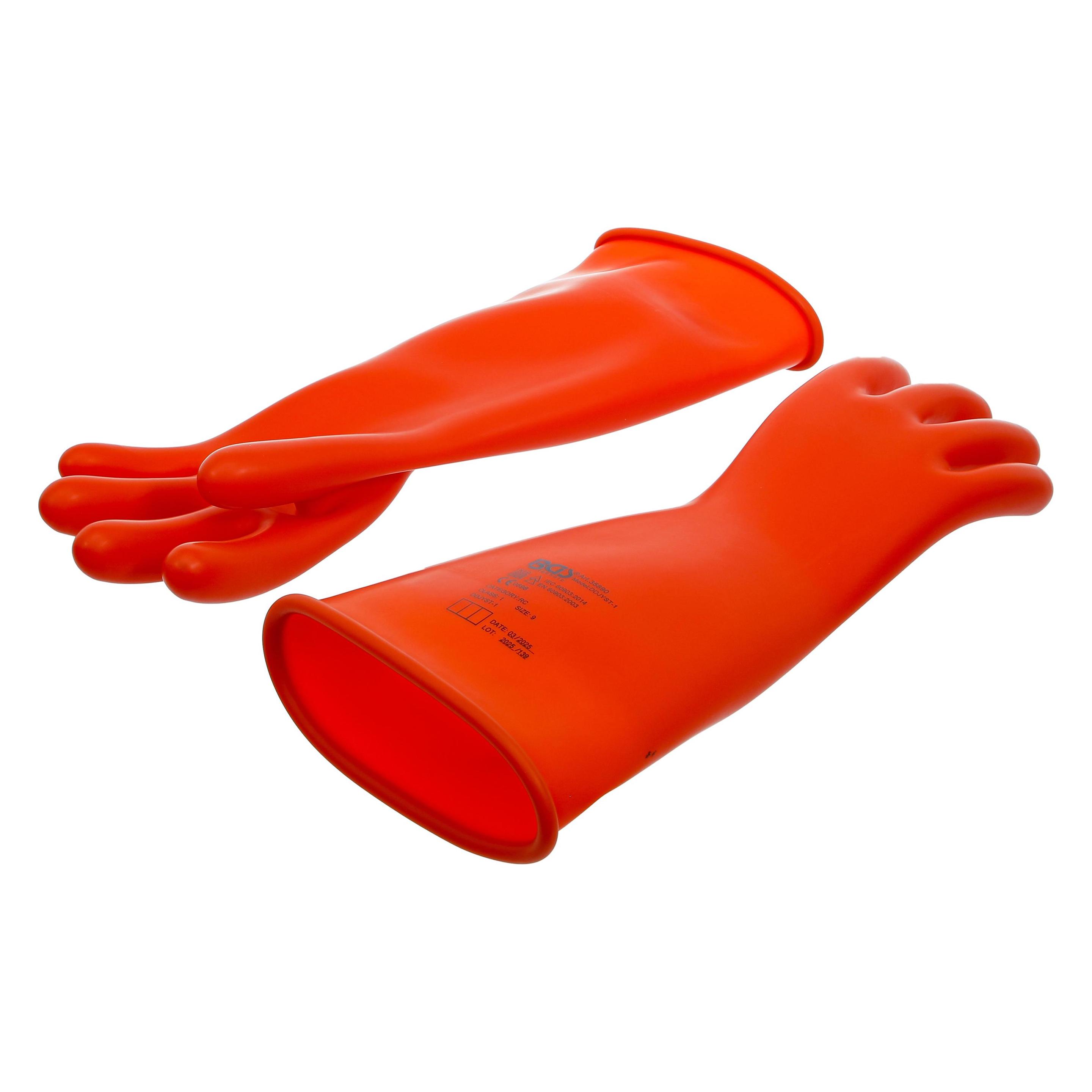 BGS - Elektriker-Schutzhandschuhe, mit Naturlatex Schutzisolierung, Grösse 9 (L) (9) (35890)
