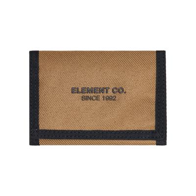 Brieftasche ELEMENT "Element Co", Herren, kangaroo, Obermaterial: 100% Polyester., Kleinlederwaren Brieftasche