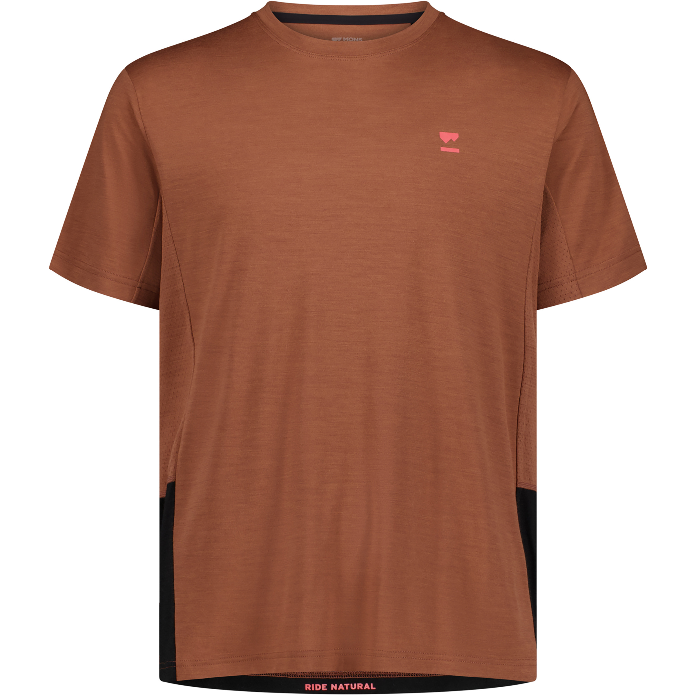Mons Royale Tarn Merino Shift Herren T-Shirts braun Größe L Mountainbike Geruchsneutralisierend Merinowolle