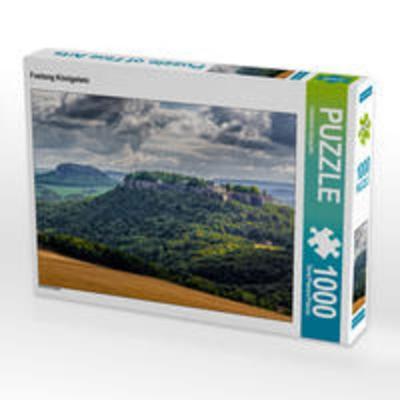 CALVENDO Puzzle Festung Königstein 1000 Teile Lege-Größe 64 x 48 cm Foto-Puzzle Bild von hessbeck.fotografix