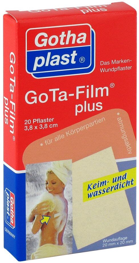 Gota Film plus 3,8x3,8cm Pflaster