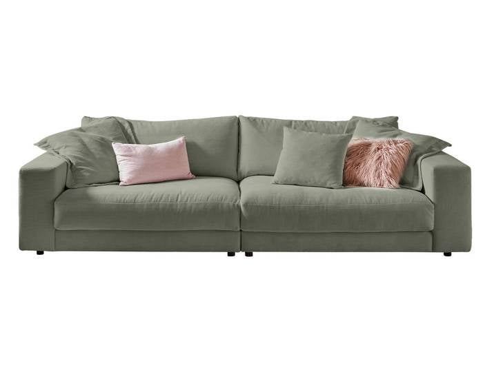 Lounge Handmade Big Sofa LH-SAMBIA, olive, Cord