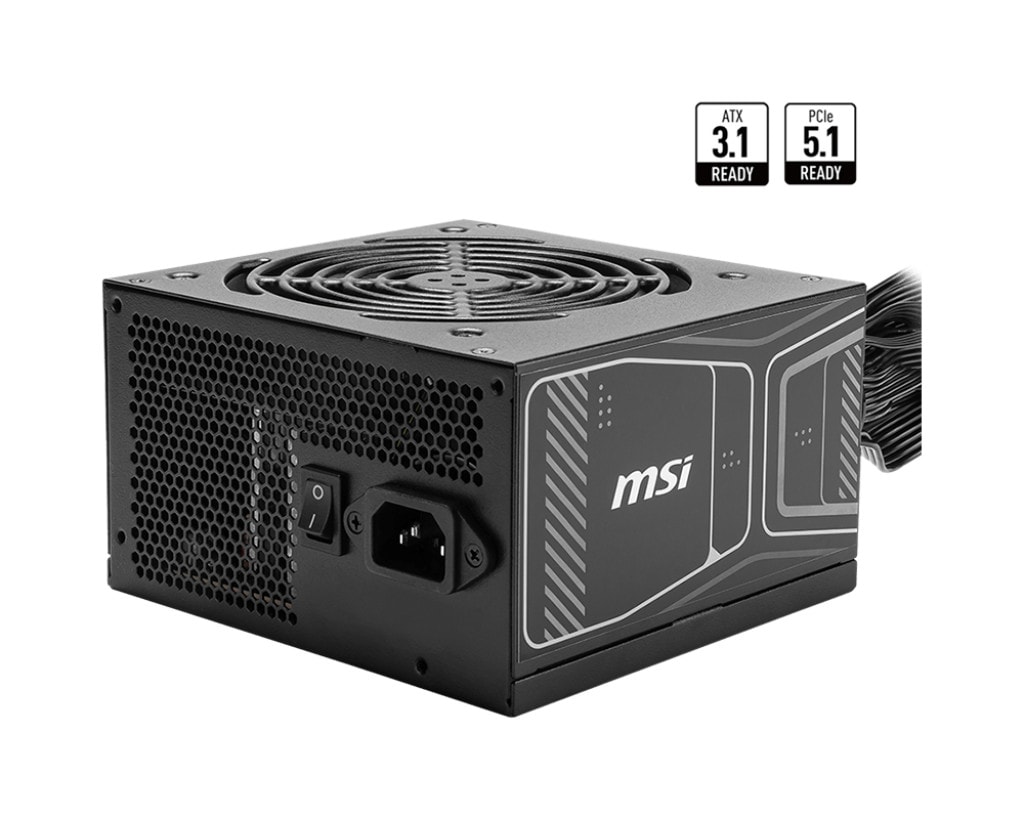 MSI MAG A750GN 750 Watt ATX 3.1 80+ Gold Netzteil 120mm Lüfter
