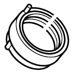 Hansa Zentrierring verchromt fürMurano, 59912526 59912526