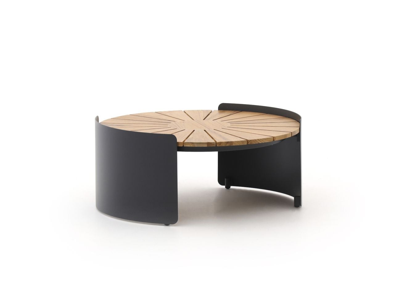 Bellagio Loungetafel Kees - Rond - Teakhout - Bruin - Ø 70 cm