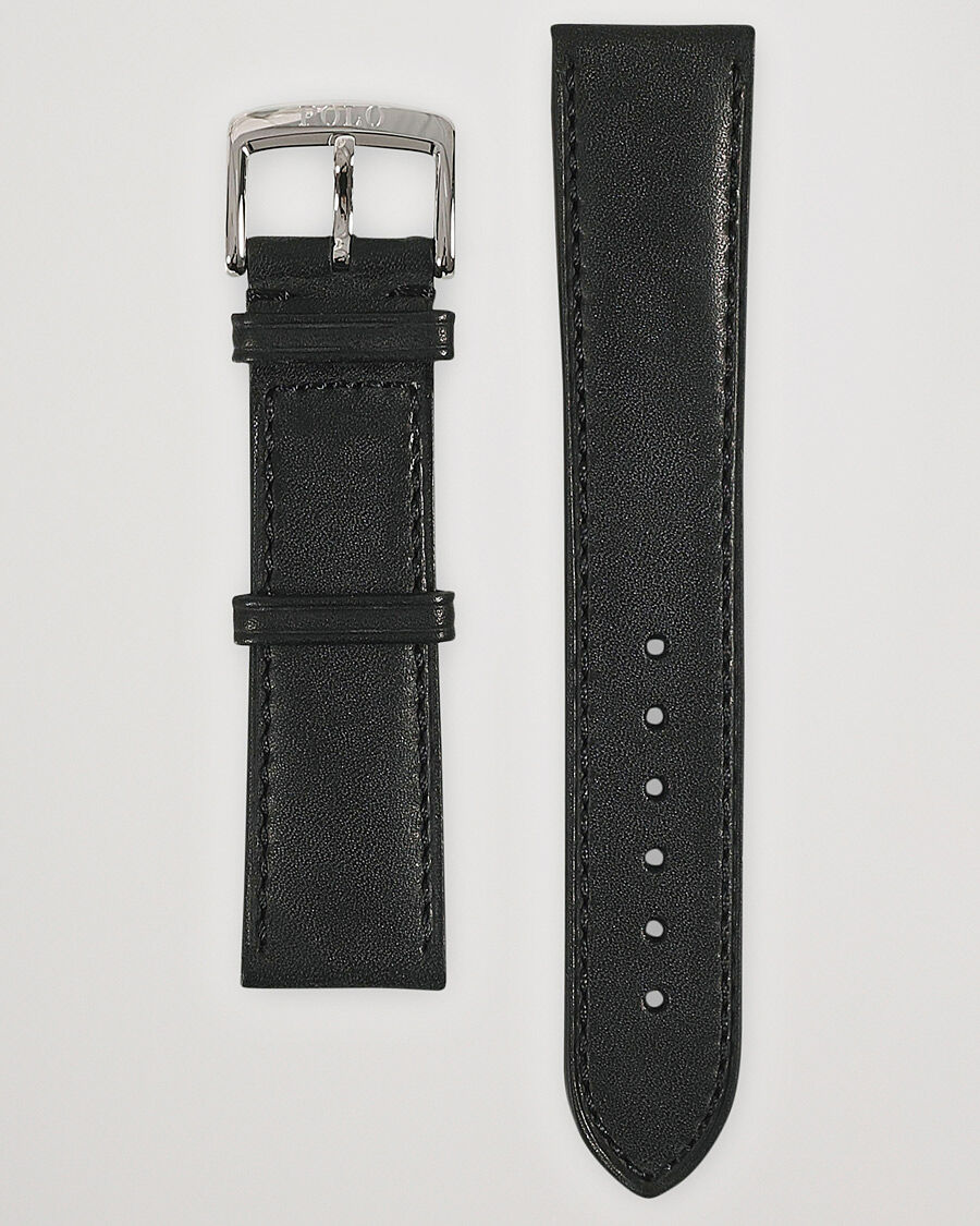Polo Ralph Lauren Sporting Leather Strap Black men S Sort