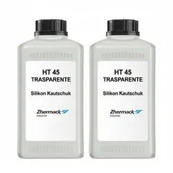 Zhermack Silikon Kautschuk HT 45 TRASPARENT Shore 43