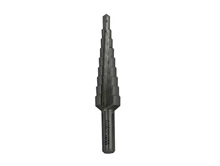 Foret HSS conique étagé Goujures droites T Line Ø 4>12Mm