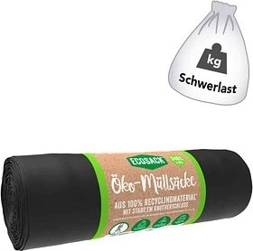 ECOSACK Schwerlastsäcke PROFI 240,0 l schwarz 60 µm, 6 St.