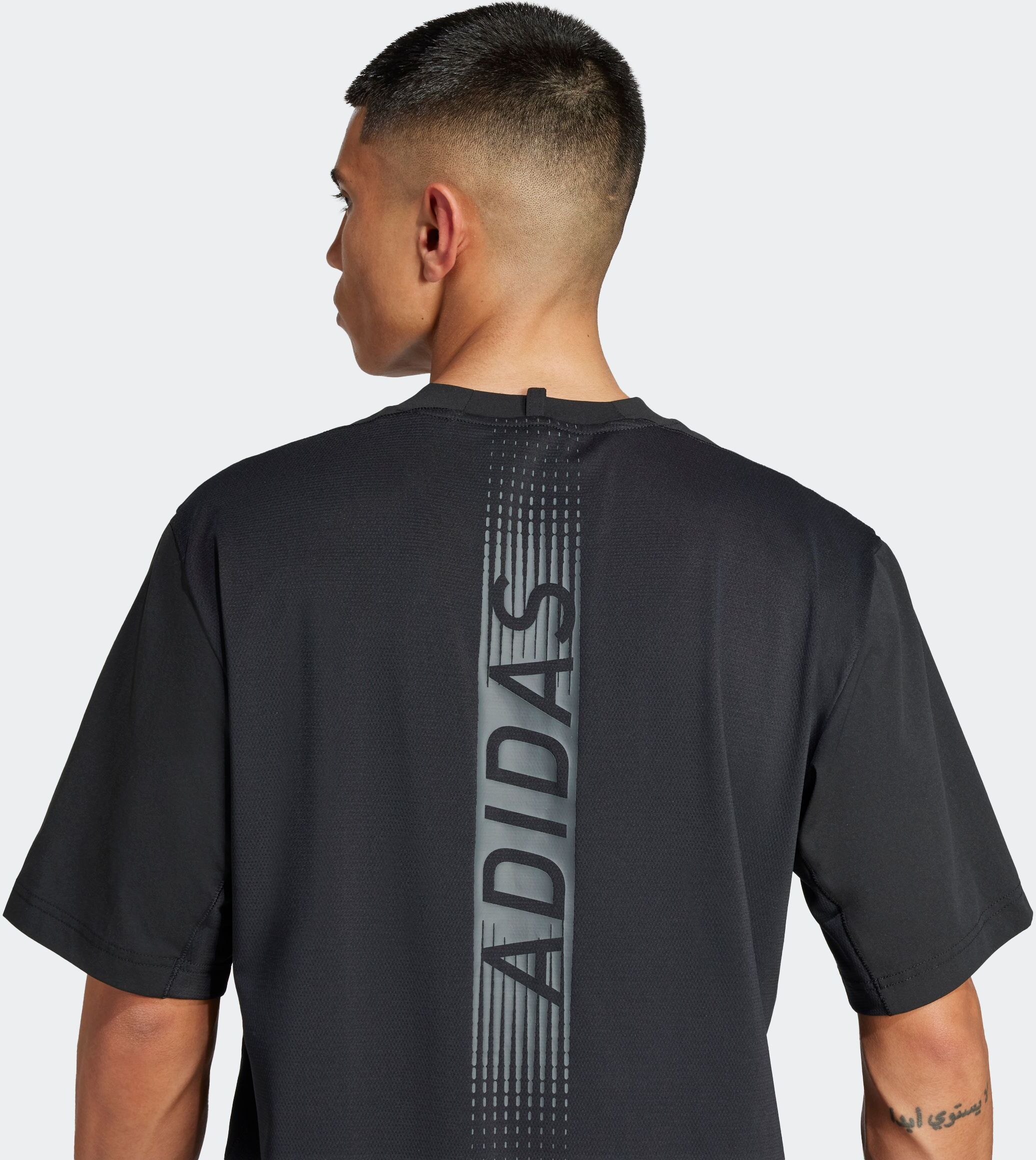 T-Shirt ADIDAS PERFORMANCE "GRAPHIC", Herren, Gr. M, schwarz, Obermaterial: 100% Polyester, Shirts T-Shirt schwarz M