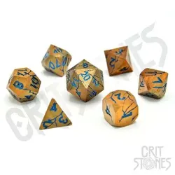 Crit Stones Sundered Spells Metal RPG Dice Set