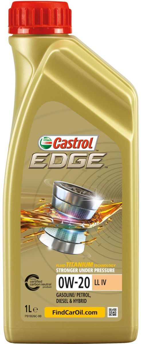 Motoröl CASTROL 15F610 Edge 0W20 LL IV 1L
