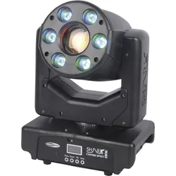 Showtec Shark Combi Spot One 6x 8 W RGBW LED Wash und Spot Moving Head