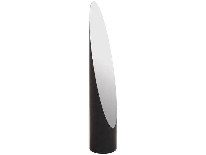 Xora Standspiegel, Schwarz, Glas, Holzwerkstoff, oval, 31.5x170x31.5 cm, Ganzkörperspiegel, Spiegel, Standspiegel