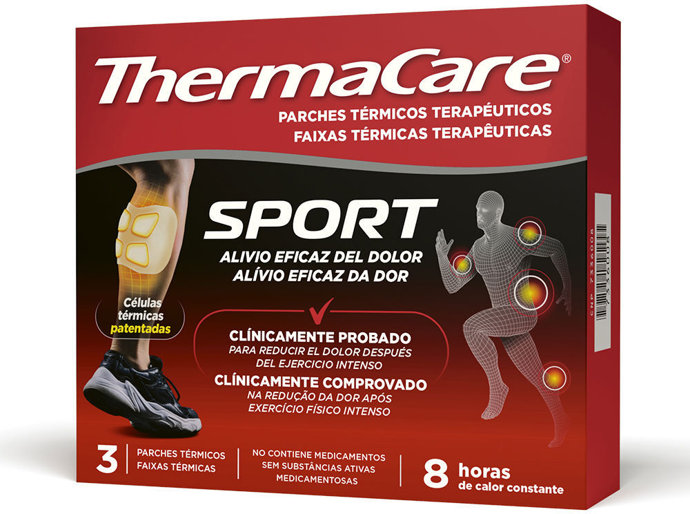 Thermacare Sport parches térmicos 3 u