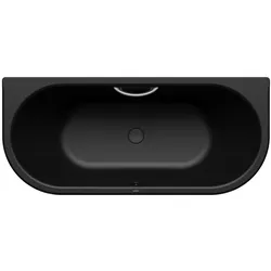 Kaldewei CENTRO DUO 2 Badewanne, schwarz matt, 1700x750 mm, 460 mm tief, mit Griffloch