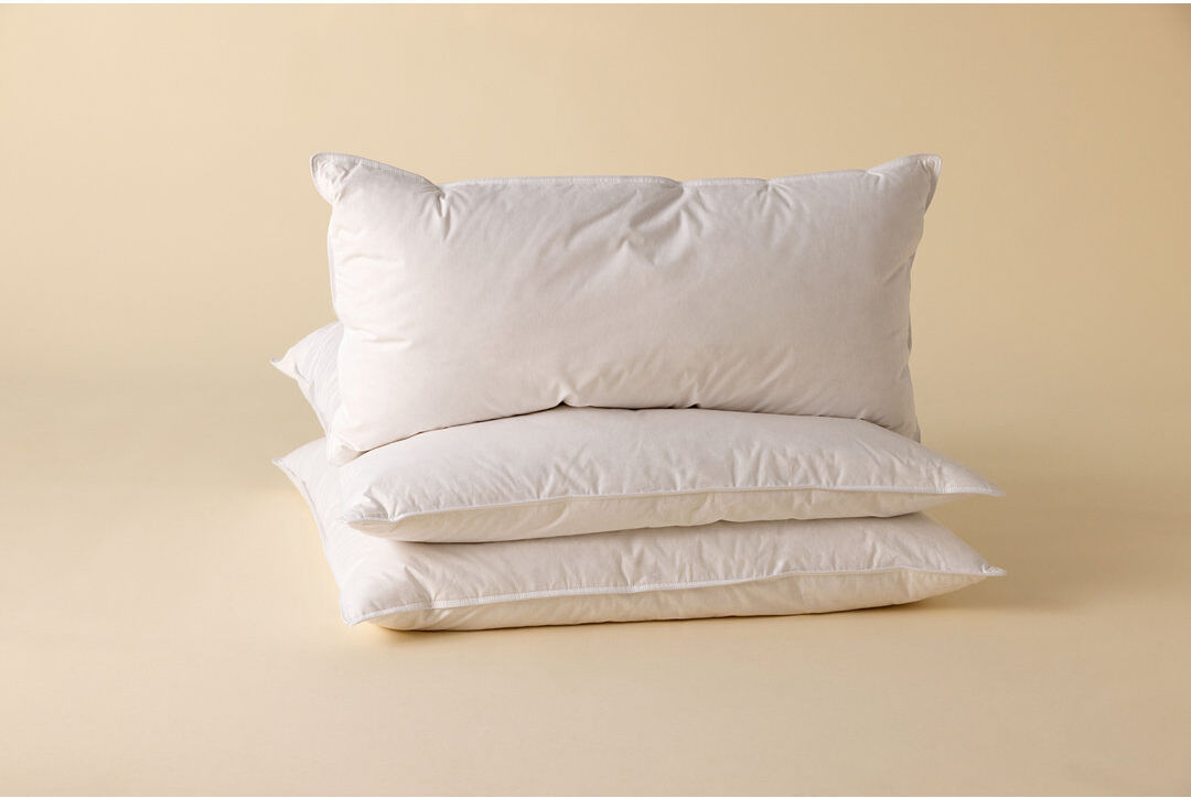 Surrey Down Duck Feather Medium Support Pillow White