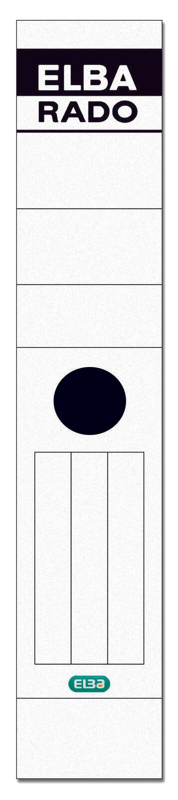 ELBA Ordneretiketten für 8 cm Rückenbreite 59,0 x 290,0 mm 100420958