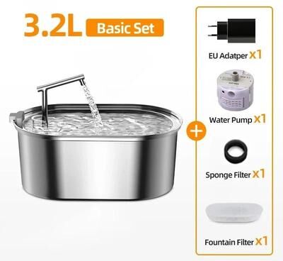 Uplifted Finds "ROJECO Stainless Steel ""Ultra Purification"" Water Fountain basic Set"