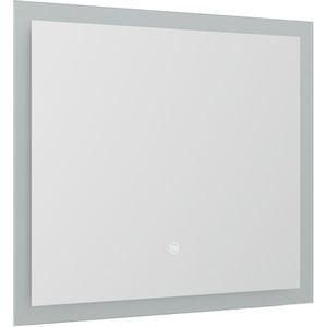 Posseik Wandspiegel rechteckig, rahmenlos, (B/H) 70 x 53 cm, mit Beleuchtung