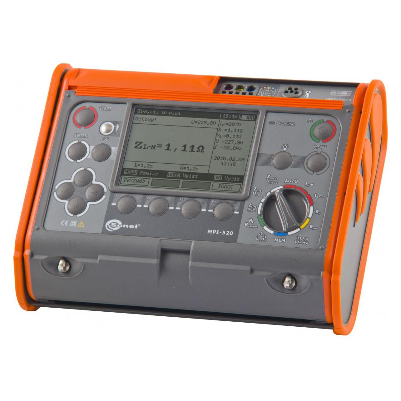 Sonel MPI-520Start Multifunktionsmessgerät für elektrische Installationsparameter (WMPLMPI520S) (Hand-Multimeter) (WMPLMPI520S)