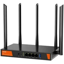 Tenda W30E AX3000 WLAN-Router Gigabit Ethernet Dual-Band (2 4 GHz/5 GHz) Schwarz, Router, Schwarz
