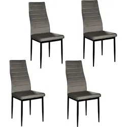 HTI-Living Stuhl Memphis Velvet 4er-Set