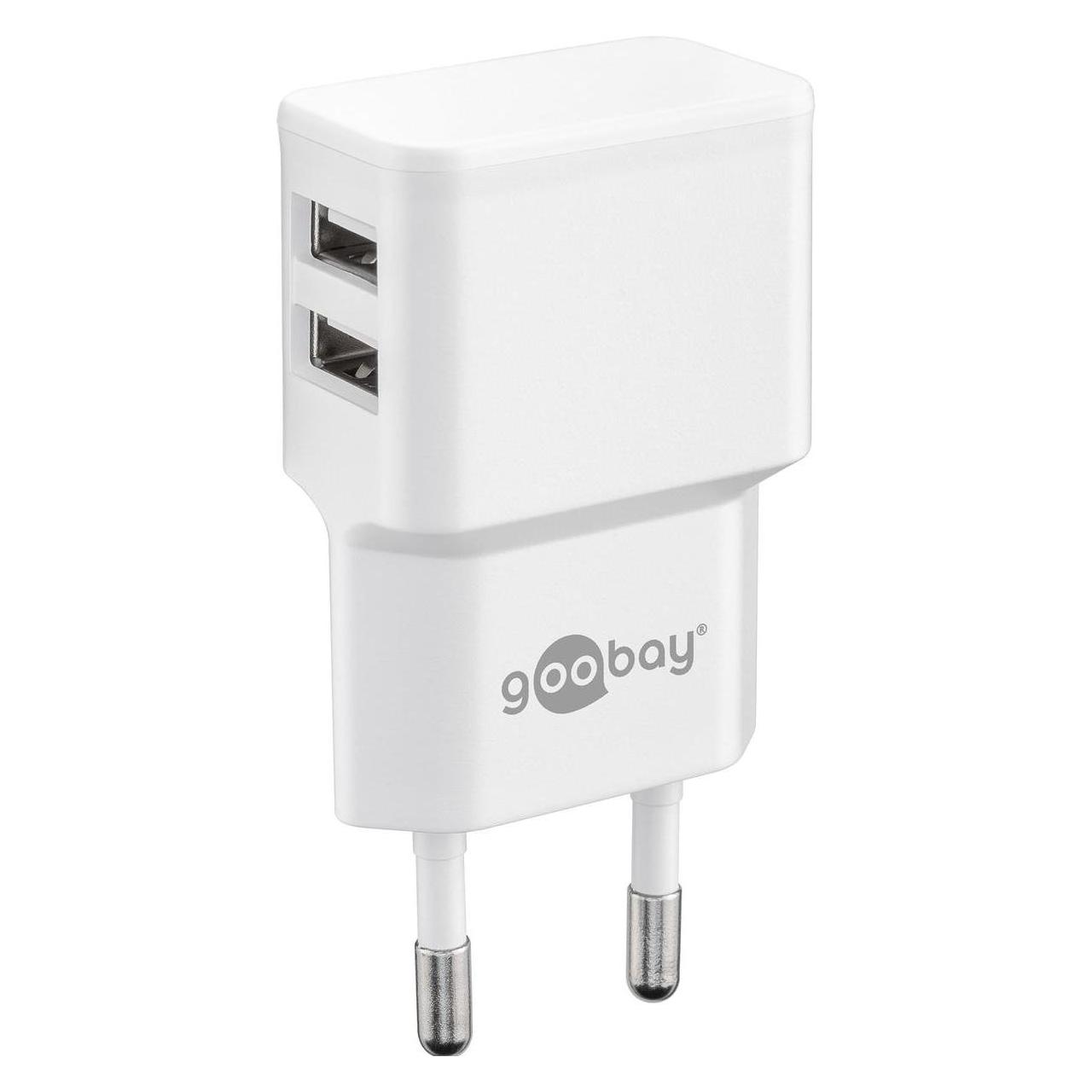 Goobay Dual USB Charger (12 W, 2 Ports) (44952)