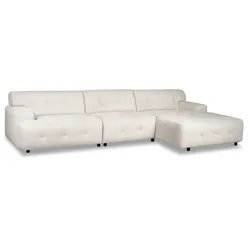Ecksofa Bob Stoff Beige