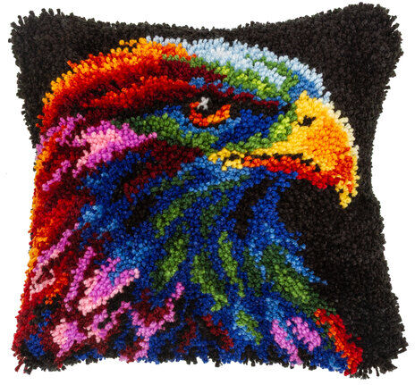 Knüpfkissen "Adler"