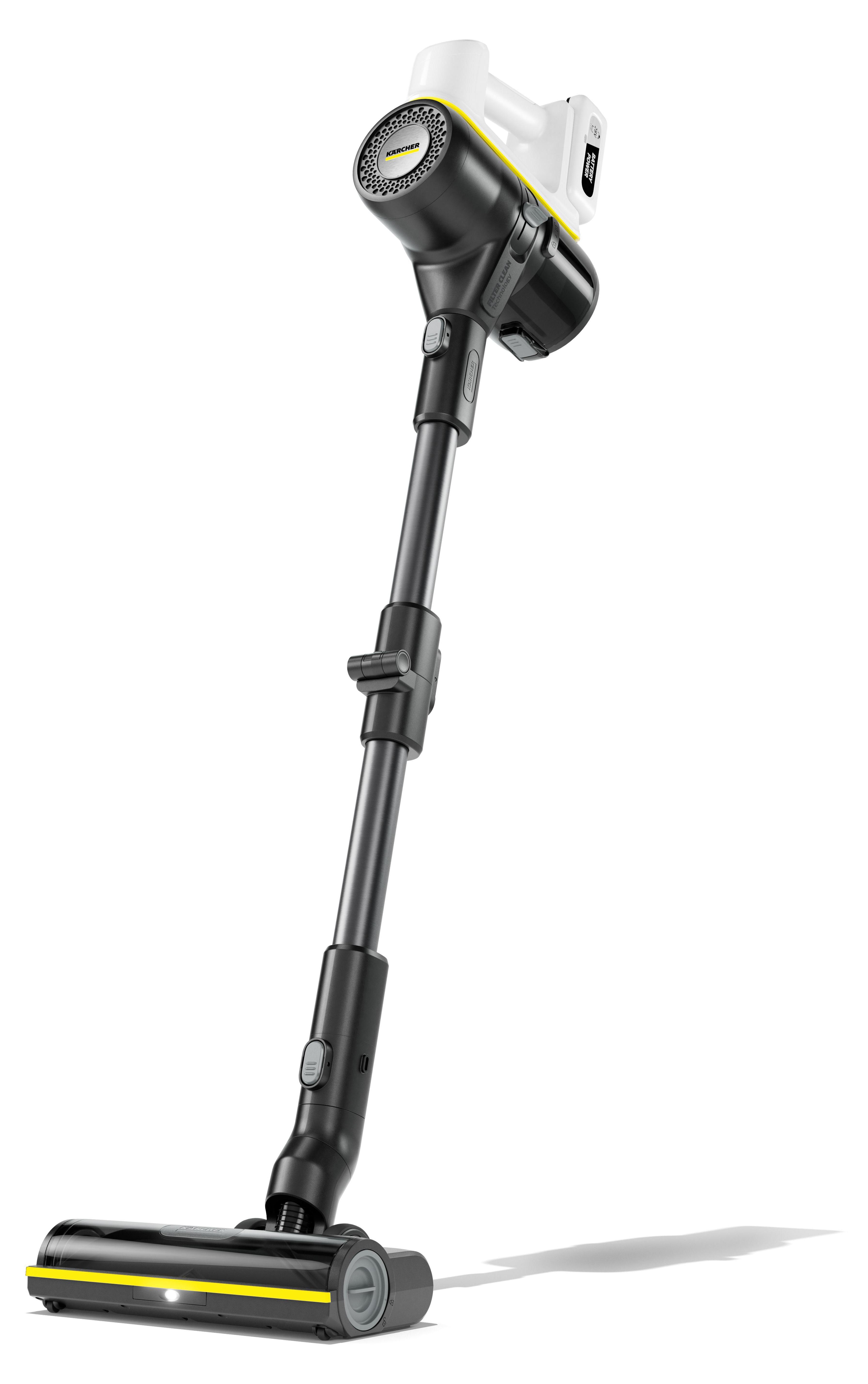 Kärcher VCS 5-28 Infinity Flex, Standstaubsauger, Beutellos, Schwarz, Gelb, 0,8 l, Rechteckig, Trocken