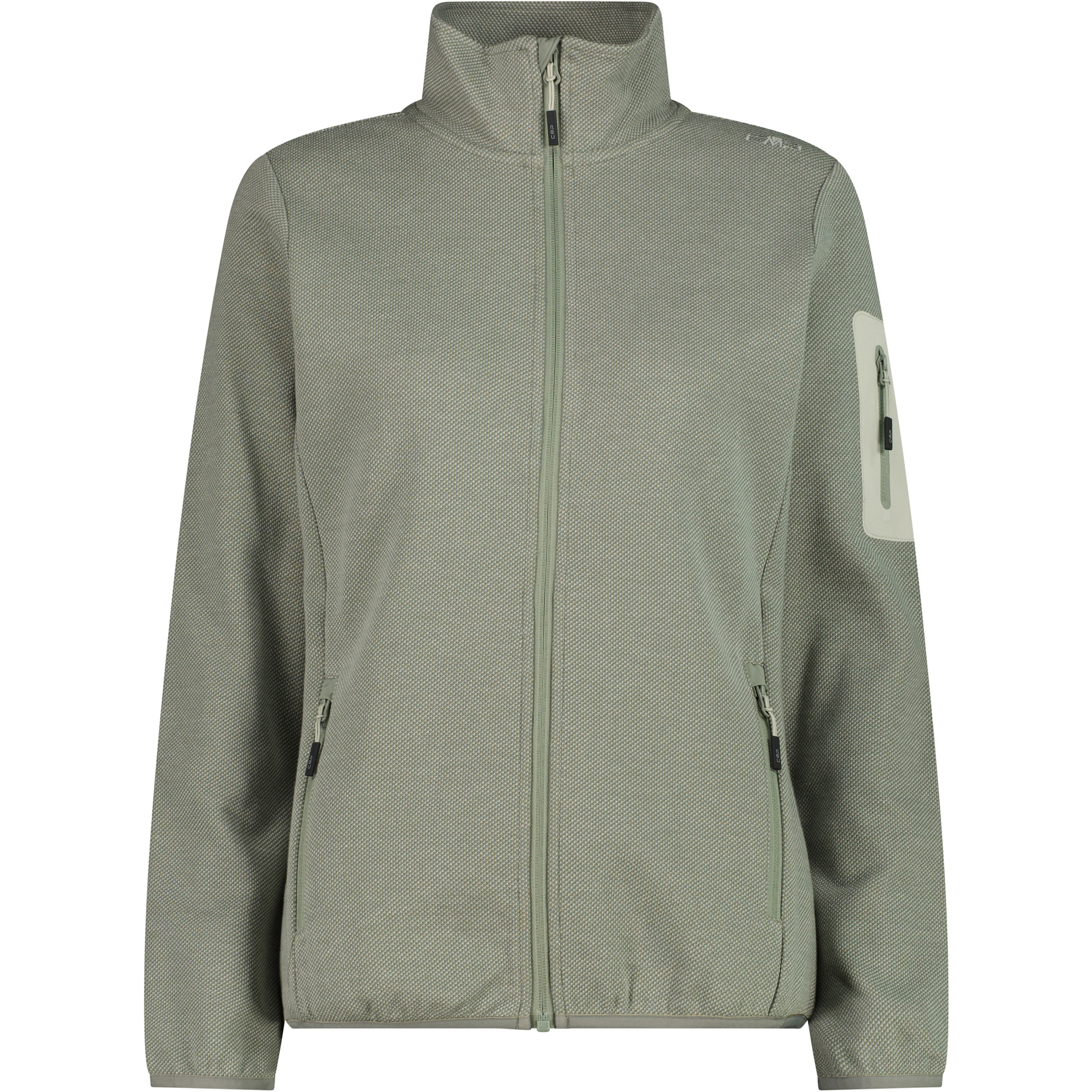 CMP Damen Fleecejacke gruen Größe XL Camping Atmungsaktiv