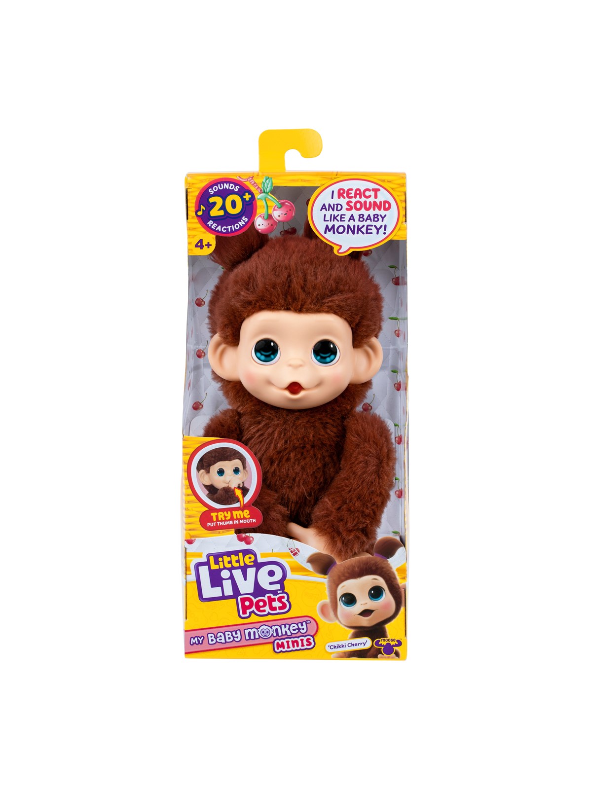 Little Live Pets My Baby Mini Monkey Brown Cherri