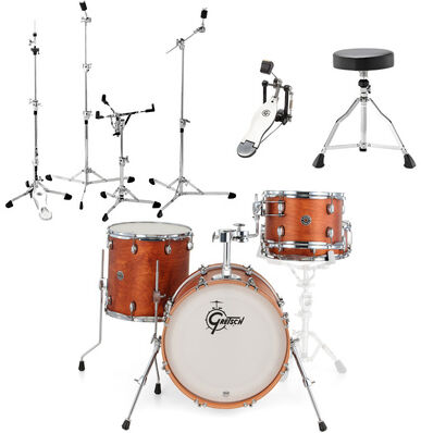 Gretsch Drums Catalina Club Jazz - SW Bundle Satin Walnut Glaze