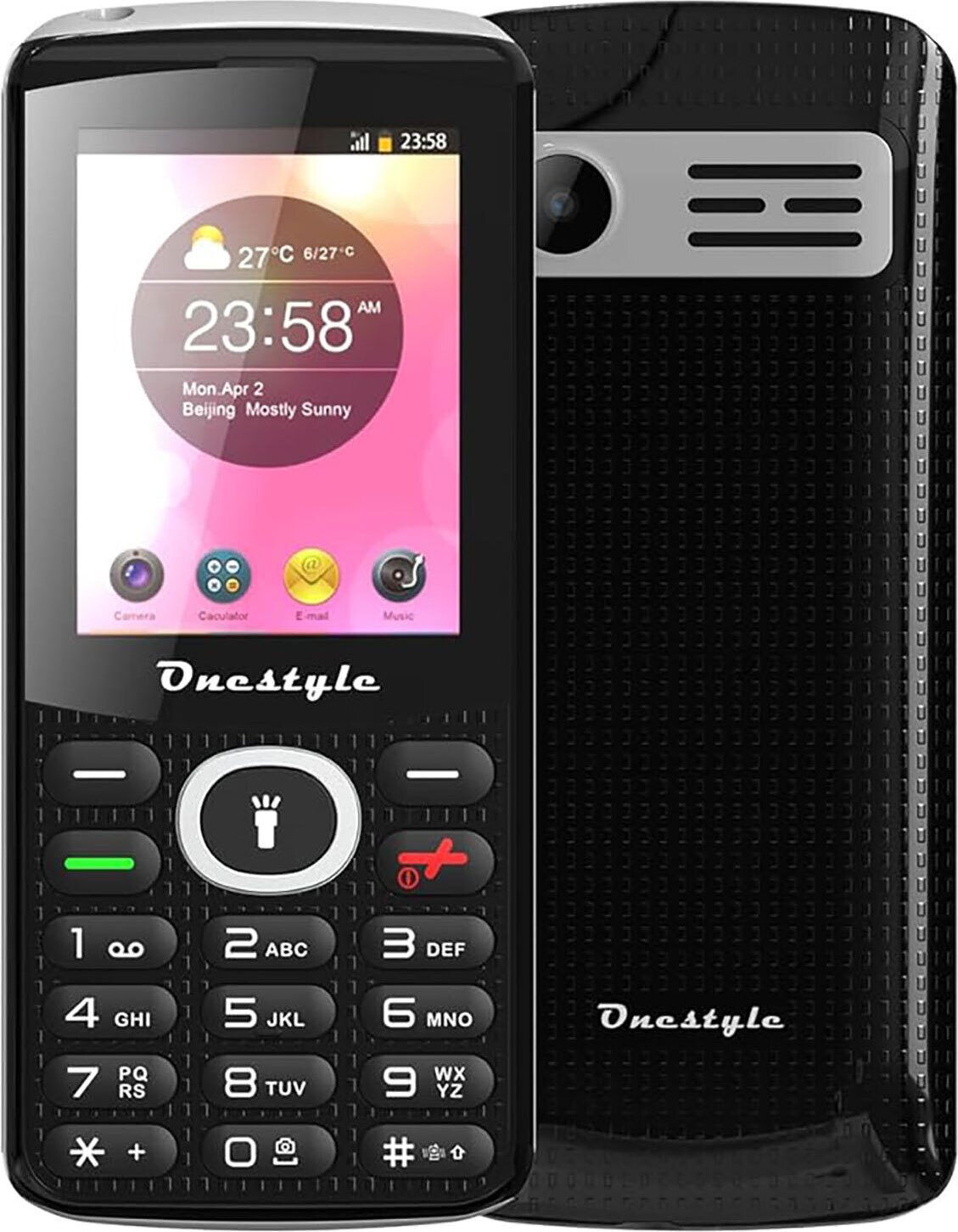Onestyle Mobiltelefon B10 Feature Phone zwart