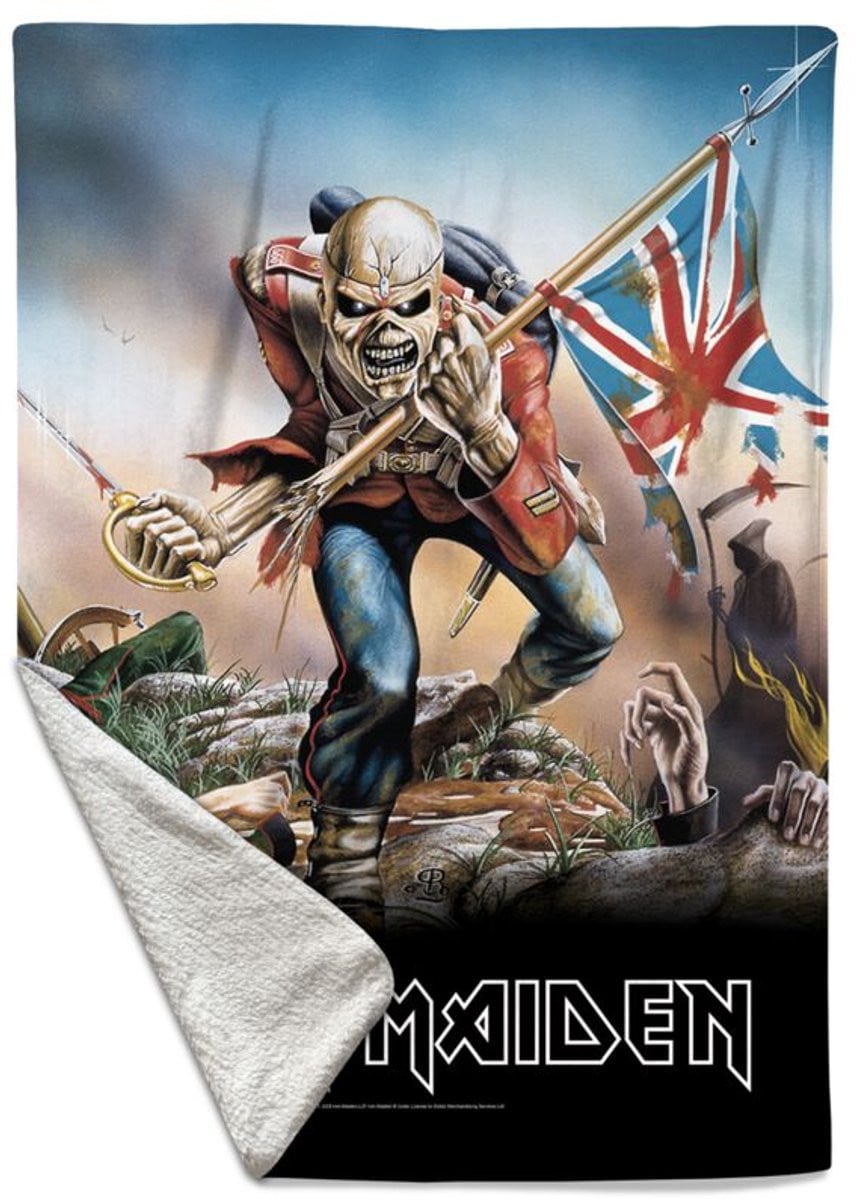 Iron Maiden Trooper Unisex deken - meerkleurig